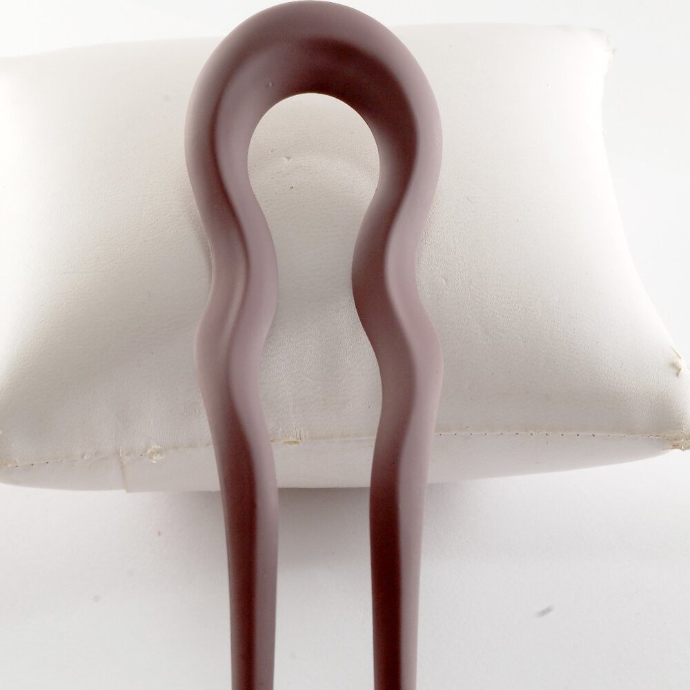 Hair Fork  Purple Plastic Wavy Hair Notion 5" Matte Finish